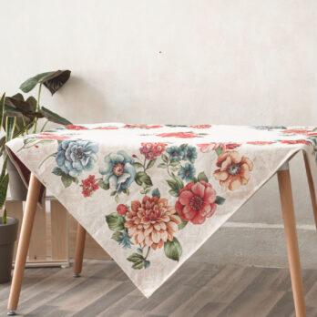 Καρέ με Floral Σχέδιο Margerita 100x100