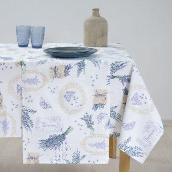 Τραπεζομάντηλο Σύμμεικτο Βαμβάκι με Σχέδιο 5311