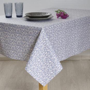 Τραπεζομάντηλο Βαμβακερό Αλέκιαστο με Σχέδιο 5810 | Sette Colori Τραπεζομάντηλα Φαγητού Τραπεζομάντηλο Βαμβακερό Αλέκιαστο με Σχέδιο 5810