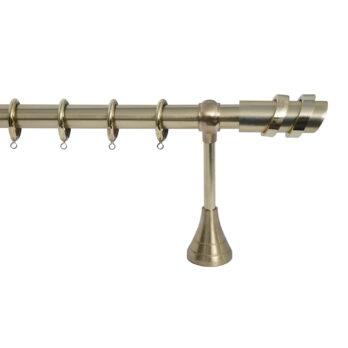 Κουρτινόξυλο Σειρά Α Νο 4 Φ25 Χρυσό Ματ