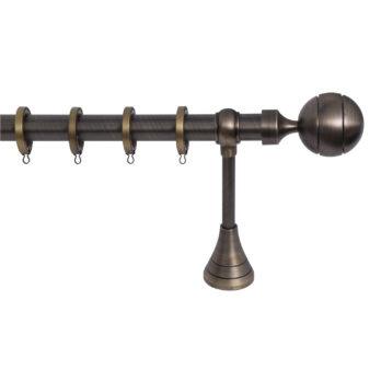 Κουρτινόξυλο Σειρά Α Νο 5 Φ25 Οξειδέ