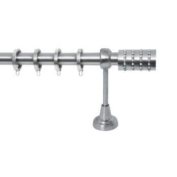 Κουρτινόξυλο Σειρά Α Νο 7 Φ25 Νίκελ Ματ