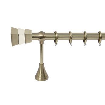 Κουρτινόξυλο Σειρά Α Νο 8 Φ25 Χρυσό Ματ