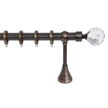 Κουρτινόξυλο Σειρά Α Νο 9 Φ25 Οξειδέ / Κρύσταλλο