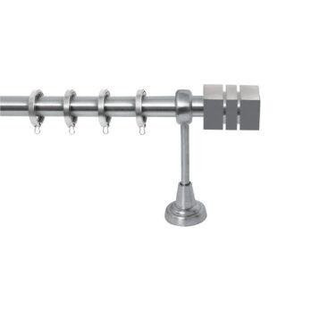 Κουρτινόξυλο Σειρά Β Νο 2 Φ25 Νίκελ Ματ