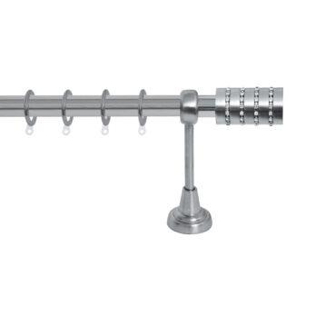 Κουρτινόξυλο Σειρά Γ Νο 7 Φ25 Νίκελ Ματ